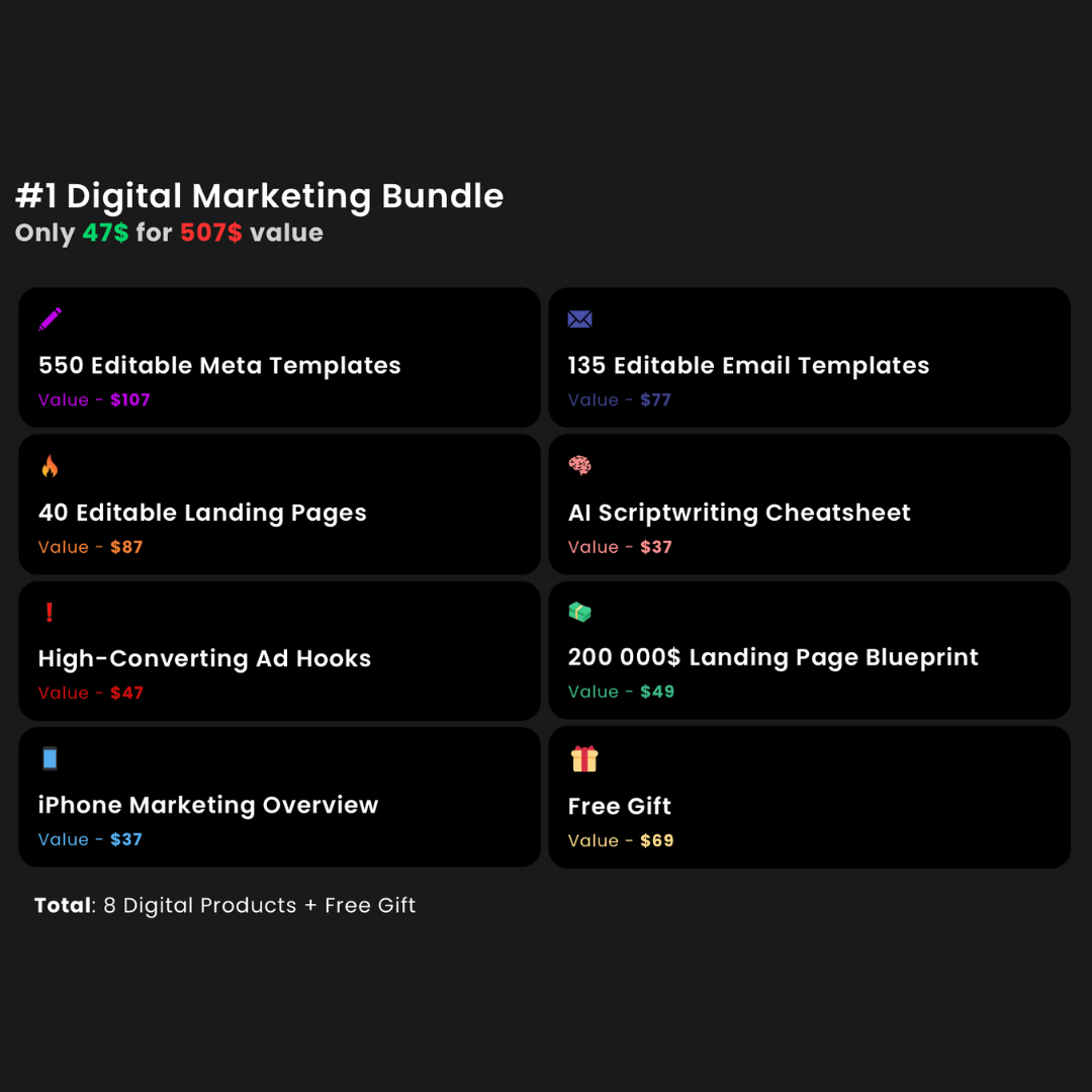 Digital Marketing Bundle (Limited offer)
